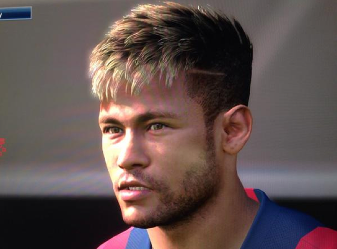 Os gráficos de PES são um show a parte, confira a imagem de Neymar no jogo.